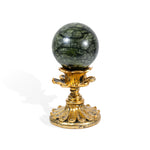 Green Serpentine Sphere - helmsman - crystal