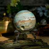 Hemimorphite Sphere - helmsman - crystal