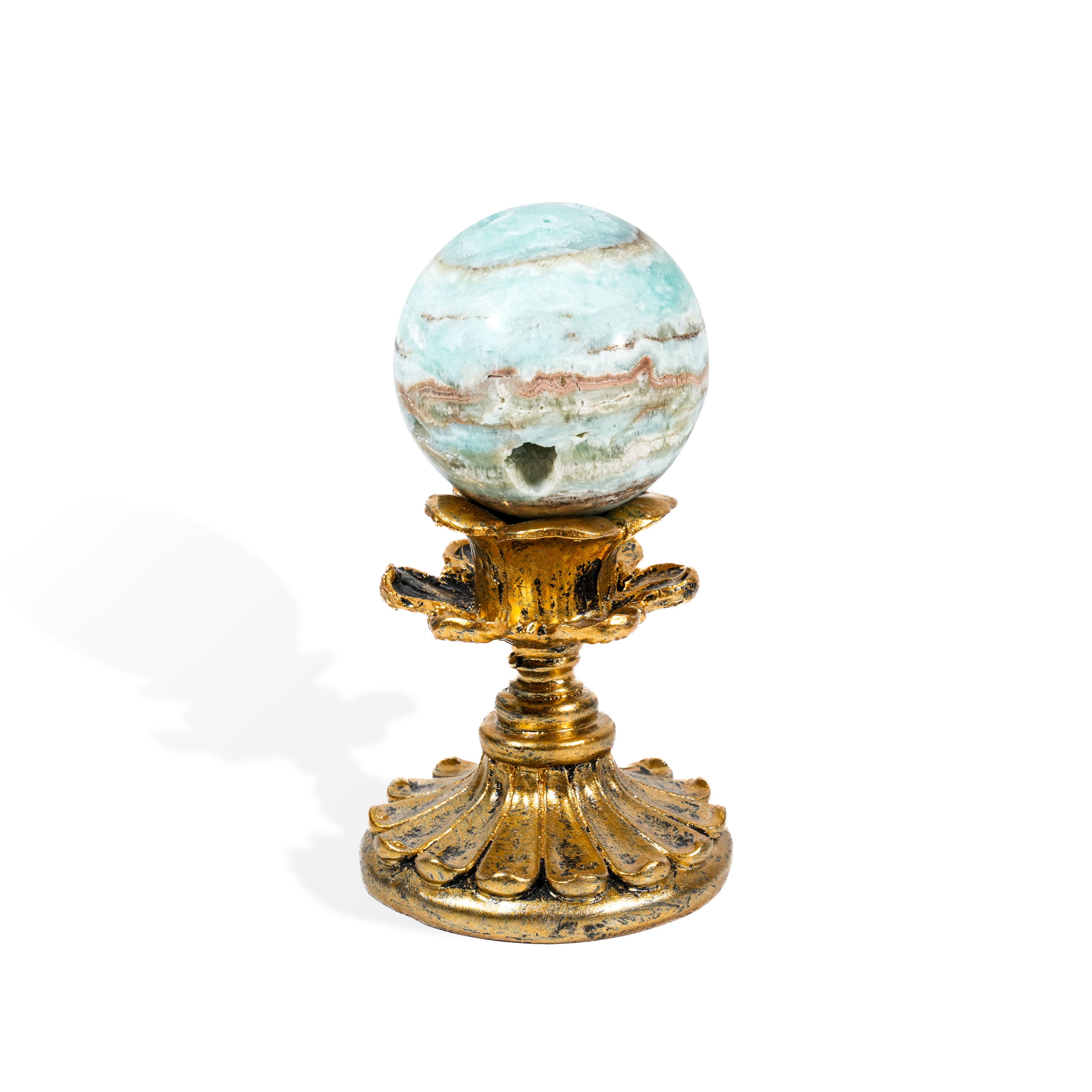 Hemimorphite Sphere - Helmsman Crystal - Healing Crystal
