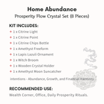Home Abundance Crystal Ritual Set-Helmsman Crystal