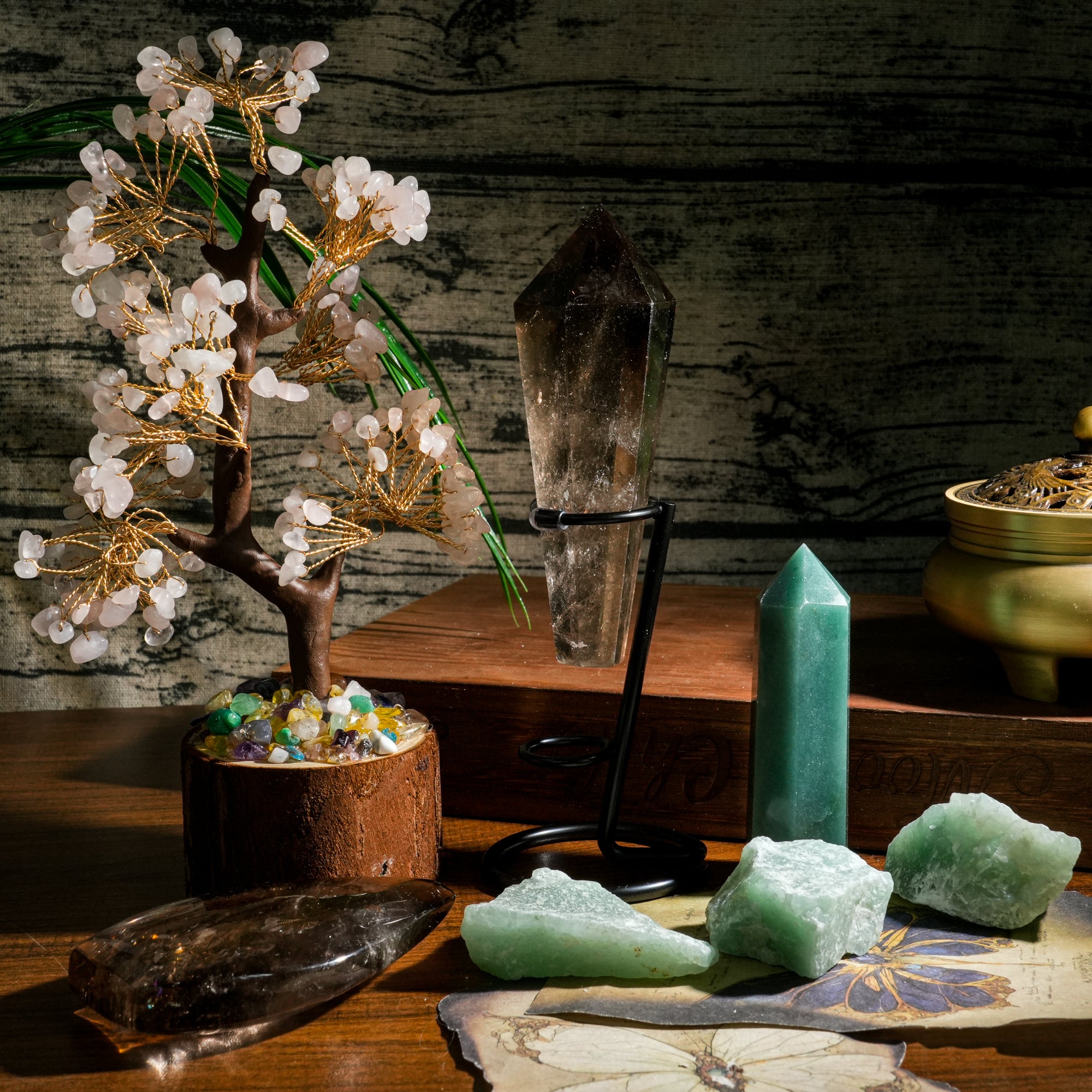 Home Harmony Crystal Ritual Set-Helmsman Crystal