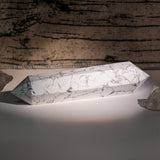 Howlite Double Terminated Point - helmsman - crystal