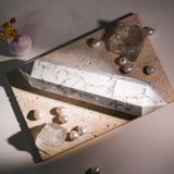 Howlite Double Terminated Point - helmsman - crystal
