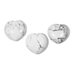 Howlite Mini Heart Set-Helmsman Crystal