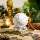 Howlite Sphere - helmsman - crystal