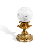 Howlite Sphere - helmsman - crystal