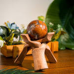 Indonesian Agate Sphere-Helmsman Crystal
