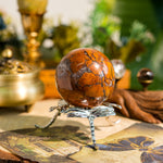 Indonesian Agate Sphere-Helmsman Crystal