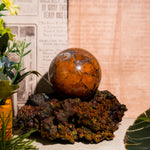 Indonesian Agate Sphere-Helmsman Crystal