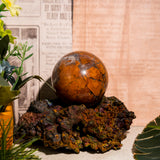Indonesian Agate Sphere-Helmsman Crystal