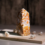 Indonesian Agate Tower - helmsman - crystal