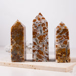 Indonesian Agate Tower - helmsman - crystal