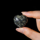 Kambaba Jasper Mini Heart Set - helmsman - crystal