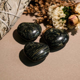 Kambaba Jasper Mini Heart Set - helmsman - crystal
