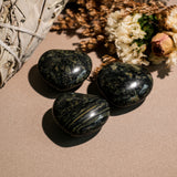Kambaba Jasper Mini Heart Set-Helmsman Crystal