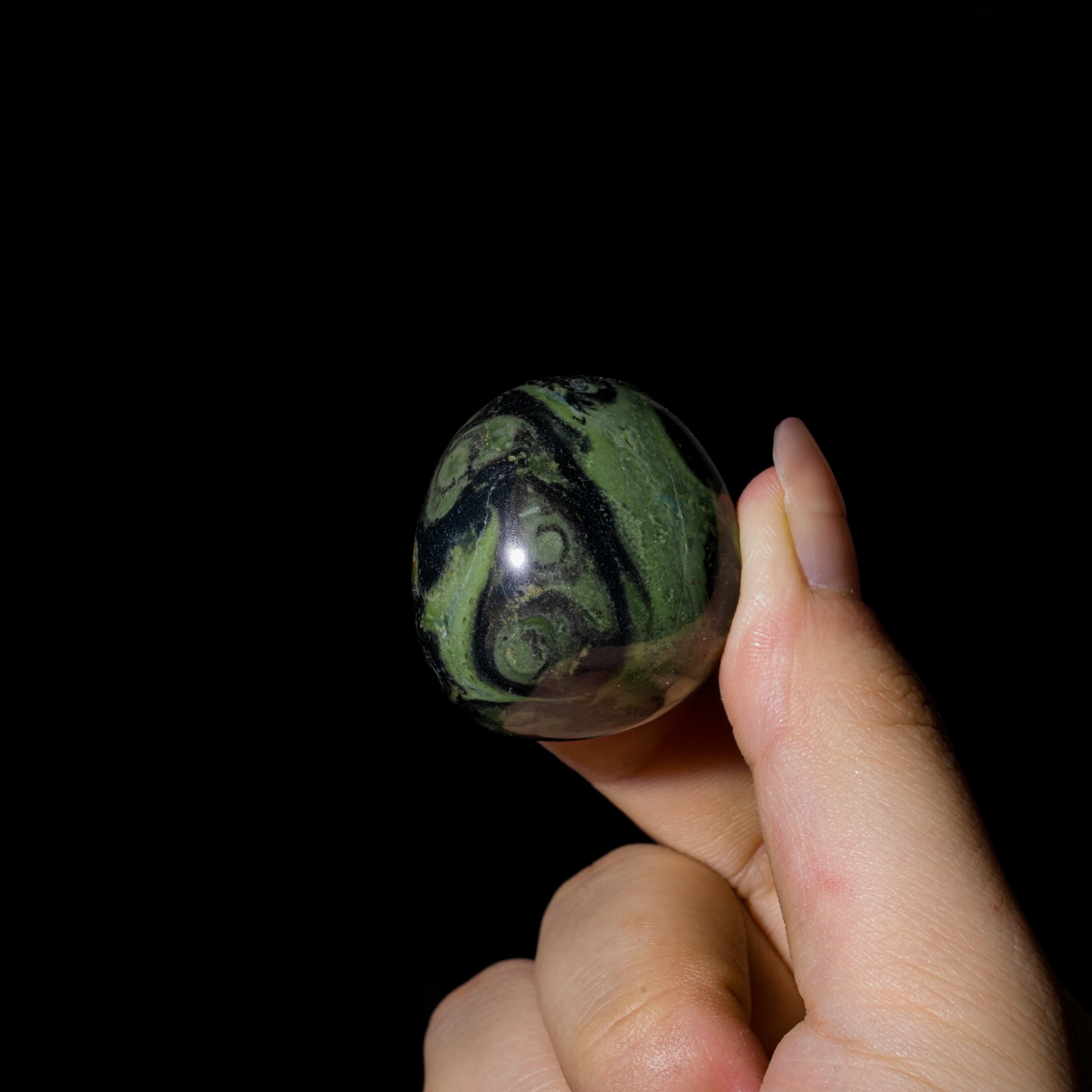Kambaba Jasper Tumbled Stone Set-Helmsman Crystal