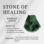 Kambaba Jasper Tumbled Stone Set-Helmsman Crystal