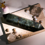 Labradorite Double Terminated Point-Helmsman Crystal
