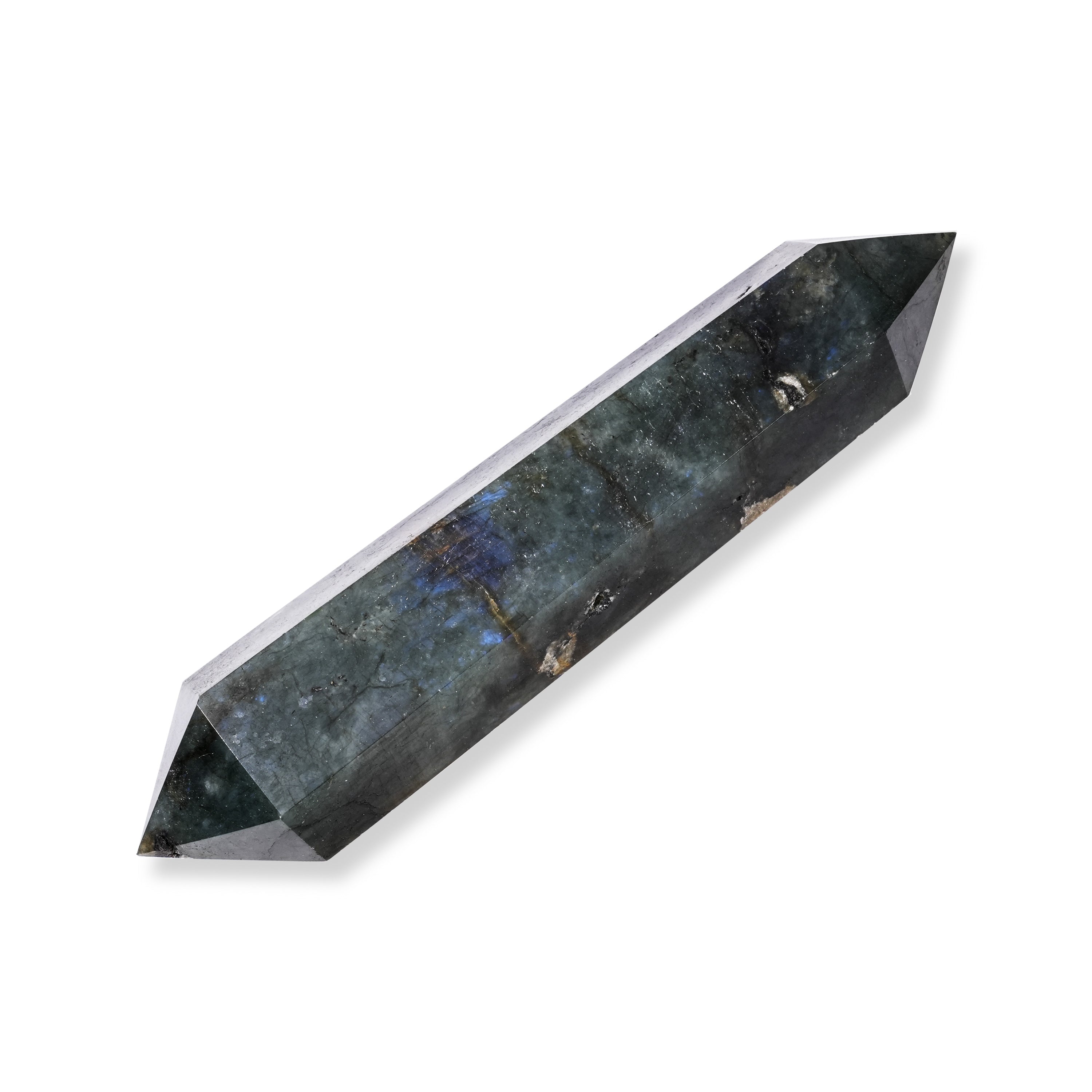 Labradorite Double Terminated Point-Helmsman Crystal