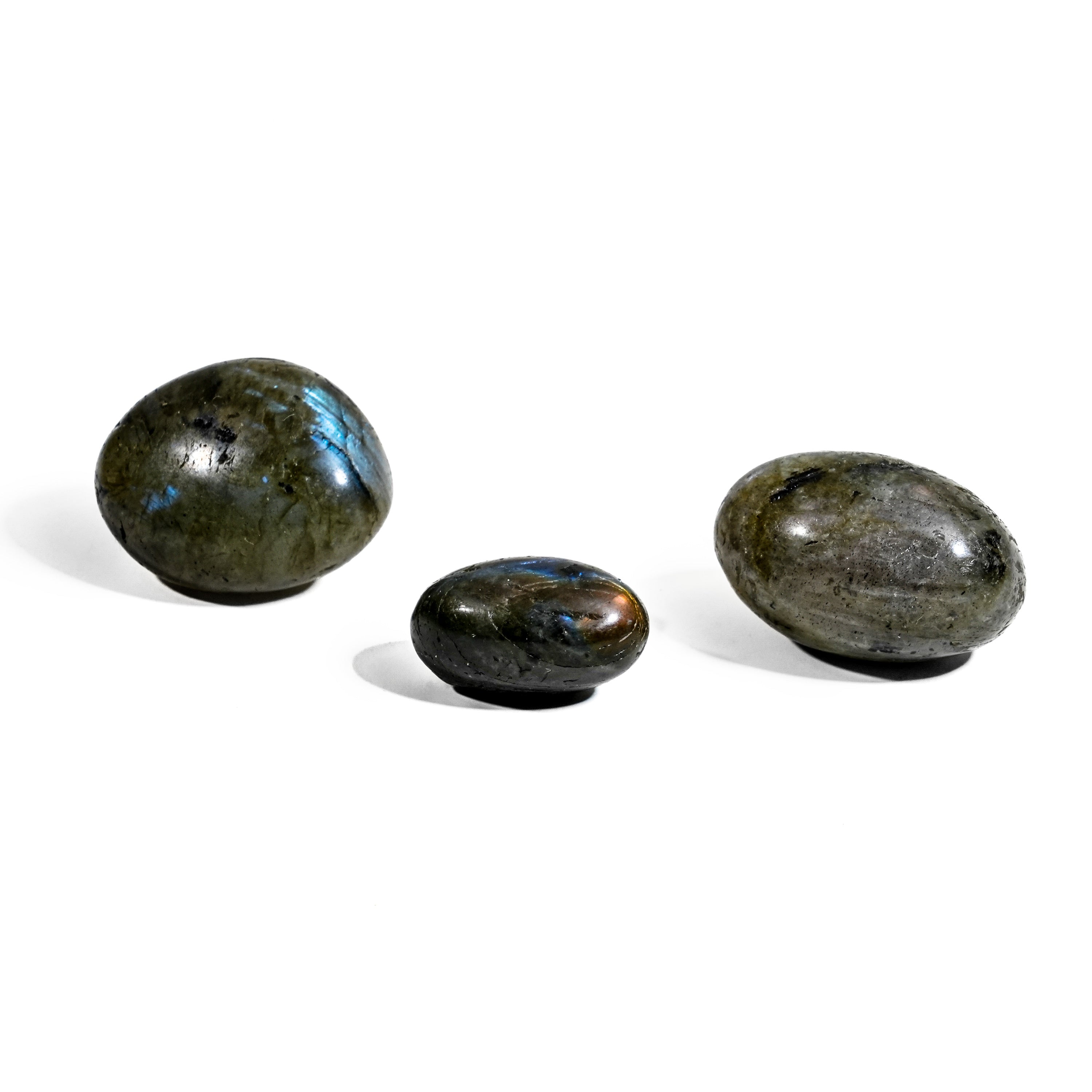 Labradorite Tumbled Stone Set-Helmsman Crystal