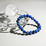 Lapis Lazuli Beaded Bracelet-Helmsman Crystal