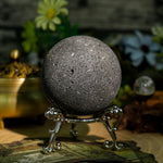Lava Stone Sphere - helmsman - crystal