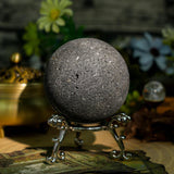 Lava Stone Sphere - helmsman - crystal