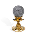 Lava Stone Sphere - helmsman - crystal