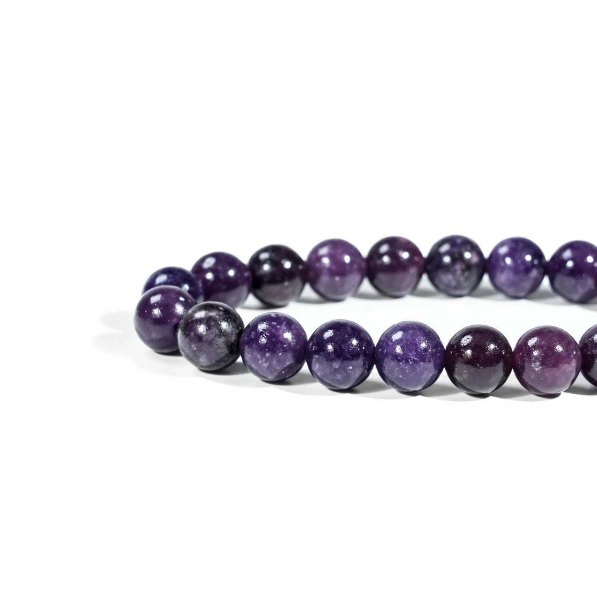 Lepidolite Bracelet - helmsman - crystal