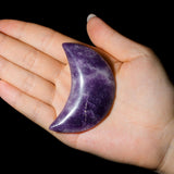 Lepidolite Moon - helmsman - crystal