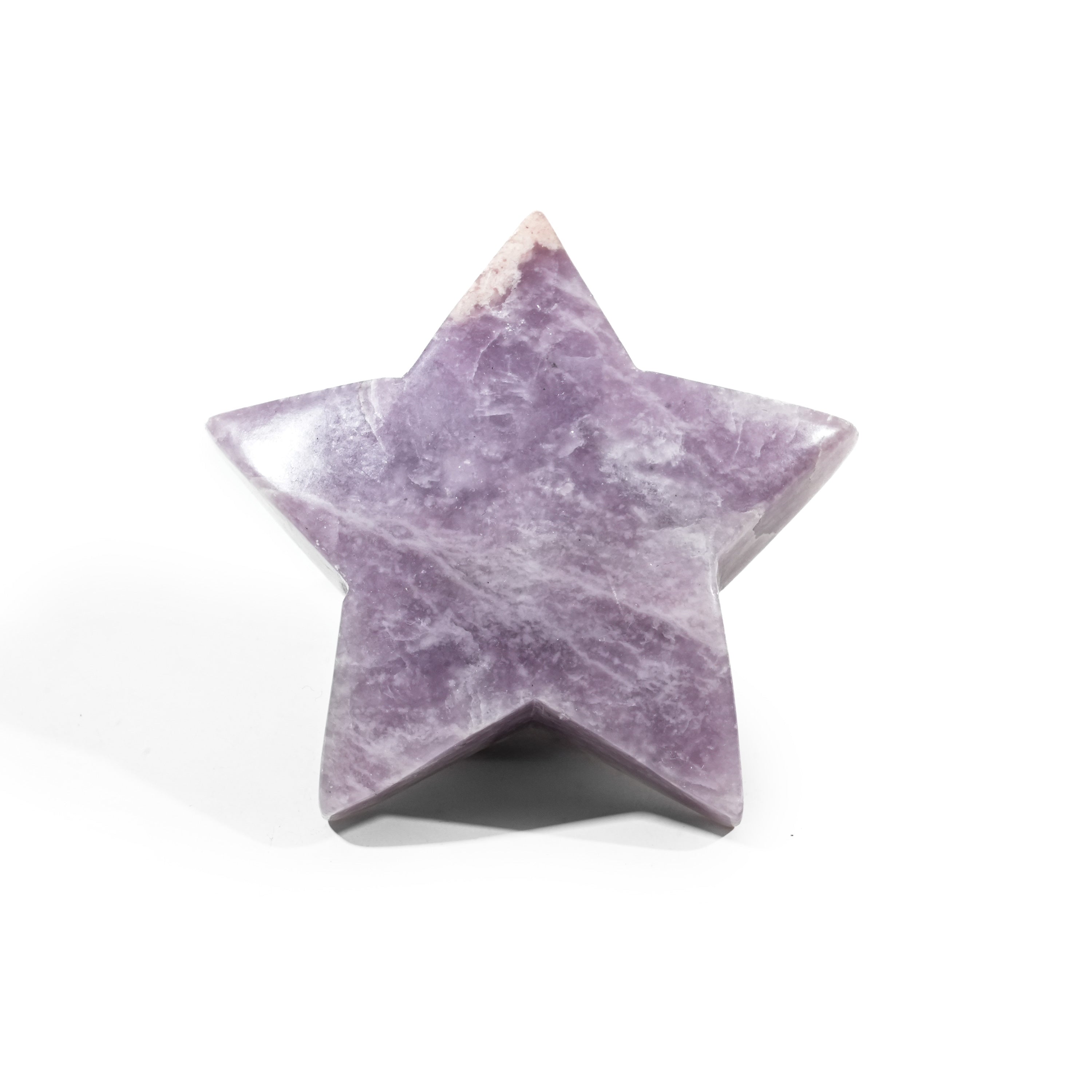 Lepidolite Pentagram-Helmsman Crystal