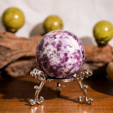 Lepidolite Sphere - helmsman - crystal