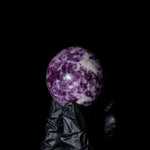 Lepidolite Sphere - helmsman - crystal