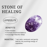 Lepidolite Sphere - helmsman - crystal