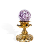 Lepidolite Sphere - helmsman - crystal