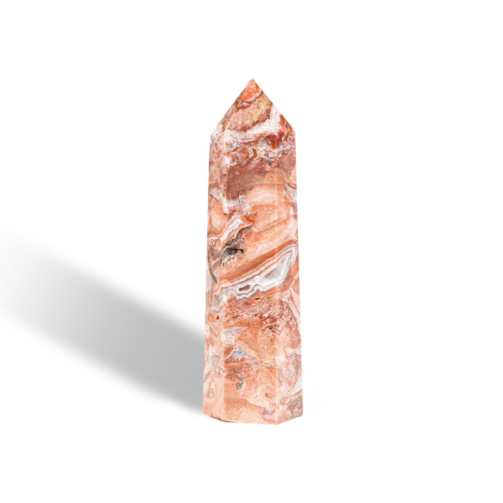 Mexico Agate Point - helmsman - crystal