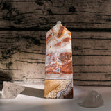 Mexico Agate Tower - helmsman - crystal