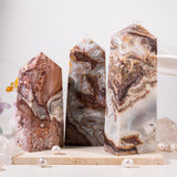 Mexico Agate Tower - helmsman - crystal