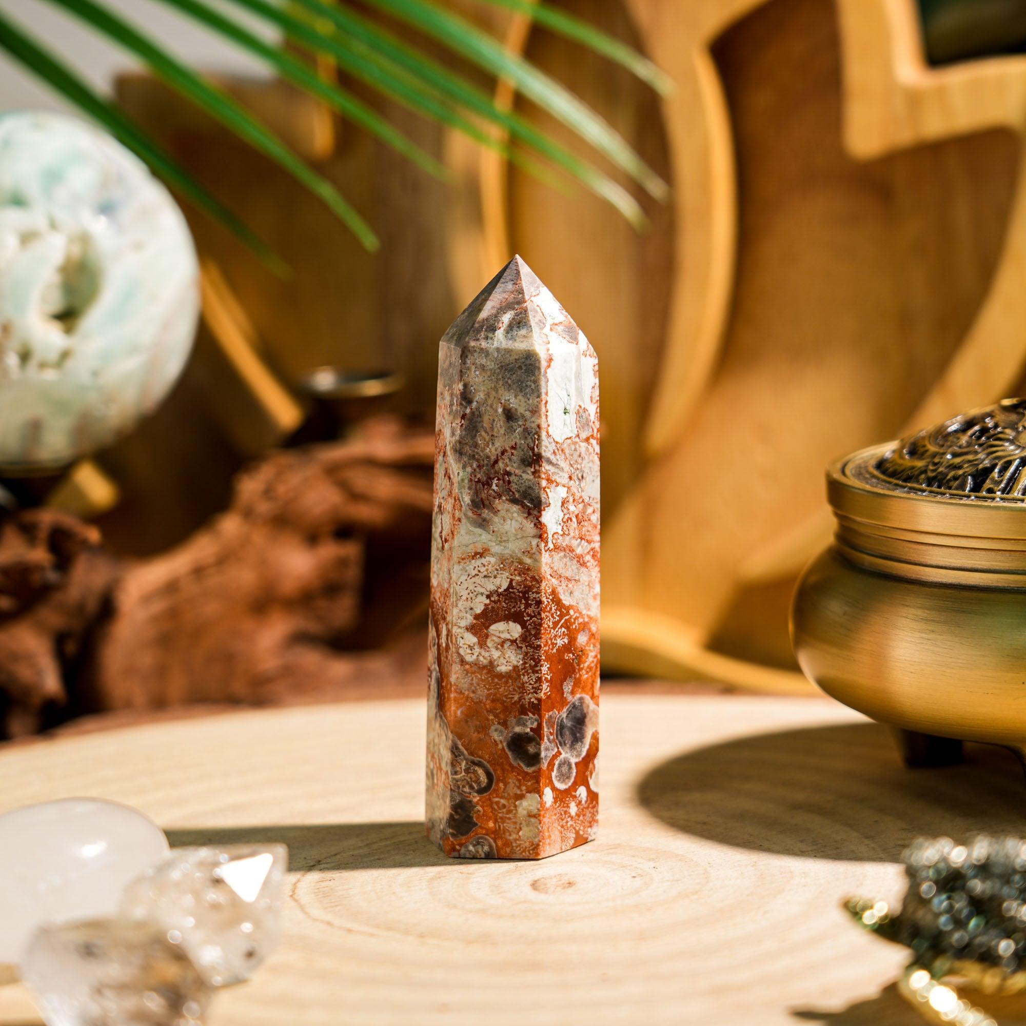 Money Agate Point - helmsman - crystal