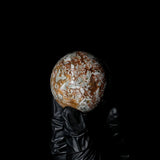 Money Agate Sphere - helmsman - crystal