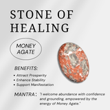 Money Agate Sphere - helmsman - crystal