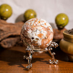 Money Agate Sphere - helmsman - crystal
