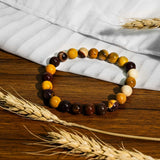 Mookaite Bracelet - helmsman - crystal