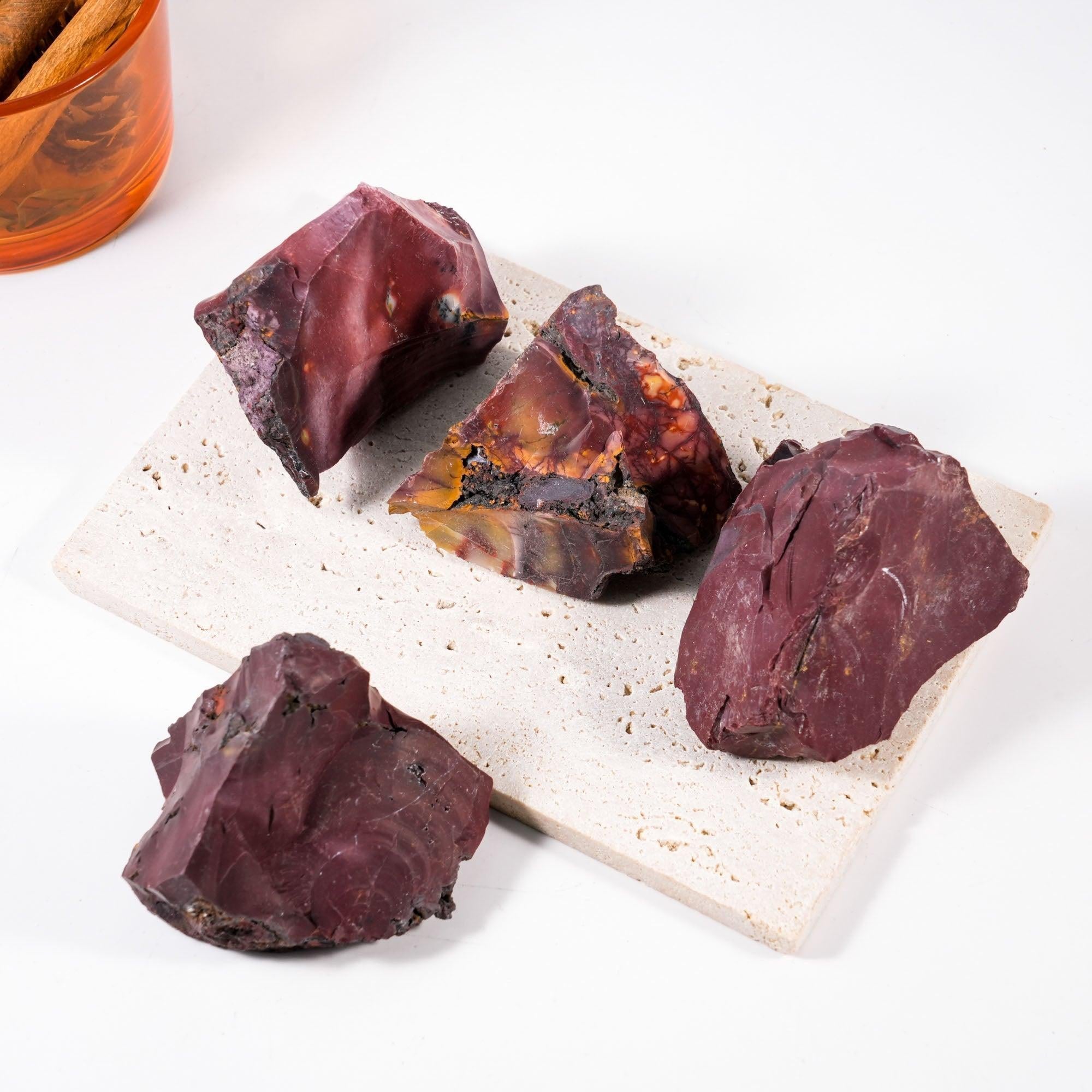 Mookaite Rough - helmsman - crystal