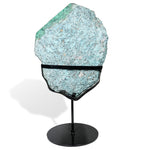 Moss Agate Geode Ornament - helmsman - crystal