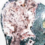 Moss Agate Geode Ornament - helmsman - crystal