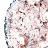 Moss Agate Geode Ornament - helmsman - crystal