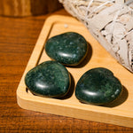 Moss Agate Mini Heart Set-Helmsman Crystal