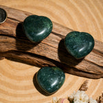 Moss Agate Mini Heart Set-Helmsman Crystal