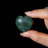 Moss Agate Mini Heart Set-Helmsman Crystal